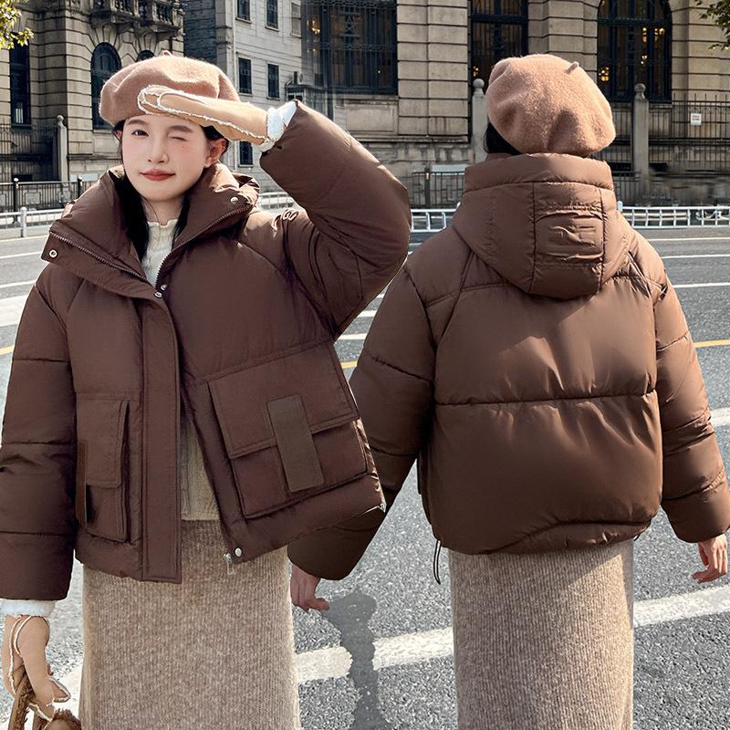 Short down cotton jacket women's 2025 new fashion cotton jacket, versatile warm winter clothes, slimming jacket, padded jacket