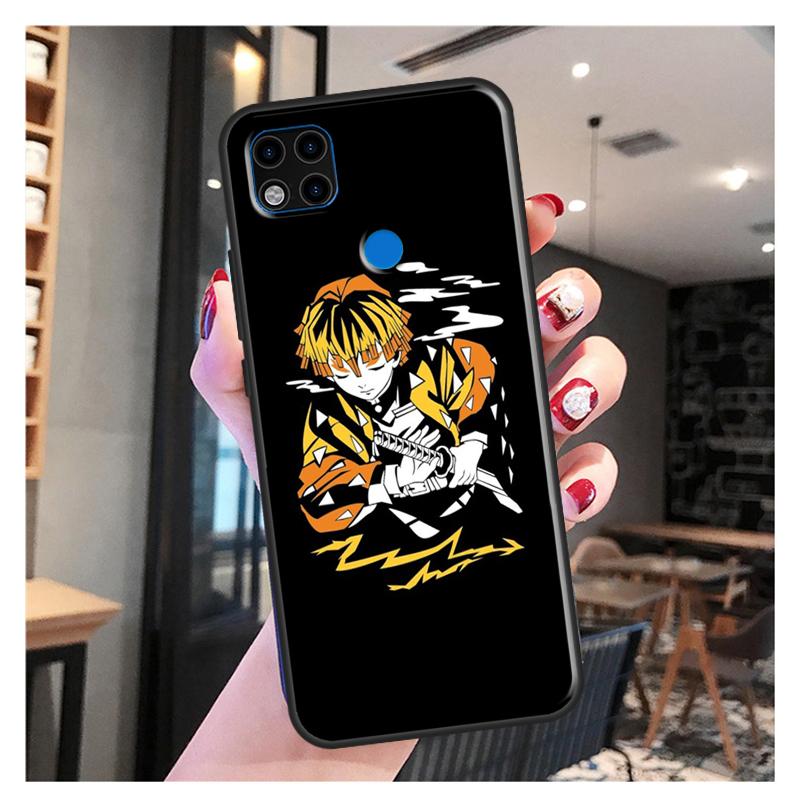 

Demon Slayer Kimetsu no Yaiba Funda для Xiaomi Redmi Note 10S 9S 8T 9 Note 10 Pro Note 11 Pro Redmi 9C 9A 9T мягкий чехол Redmi Note11Pro Plus