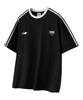 UNTAPPED STUDIO Symbol Oversized Track Short Sleeve Color Block T-Shirt 3 Colors