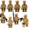MOC SWAT Delta Jungle Camouflage Seals Accessories Minifigures Parts Assembly Building Block Bricks Toys for Children Gift