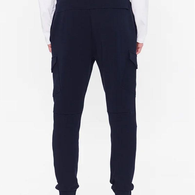 Polo Ralph Lauren SS23 Solid Color Logo Embroidered Cuffed Casual Sports Pants Men pants Navy-Blue 710881522-007