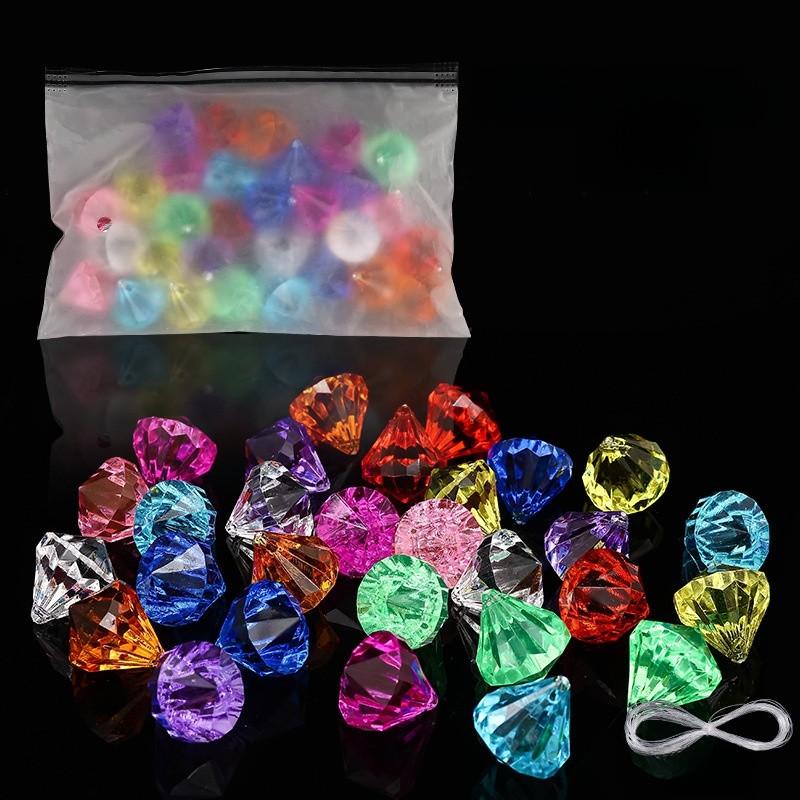 

Имитация детских драгоценных камней Акриловый материал Детское DIY украшение Праздничный подарок