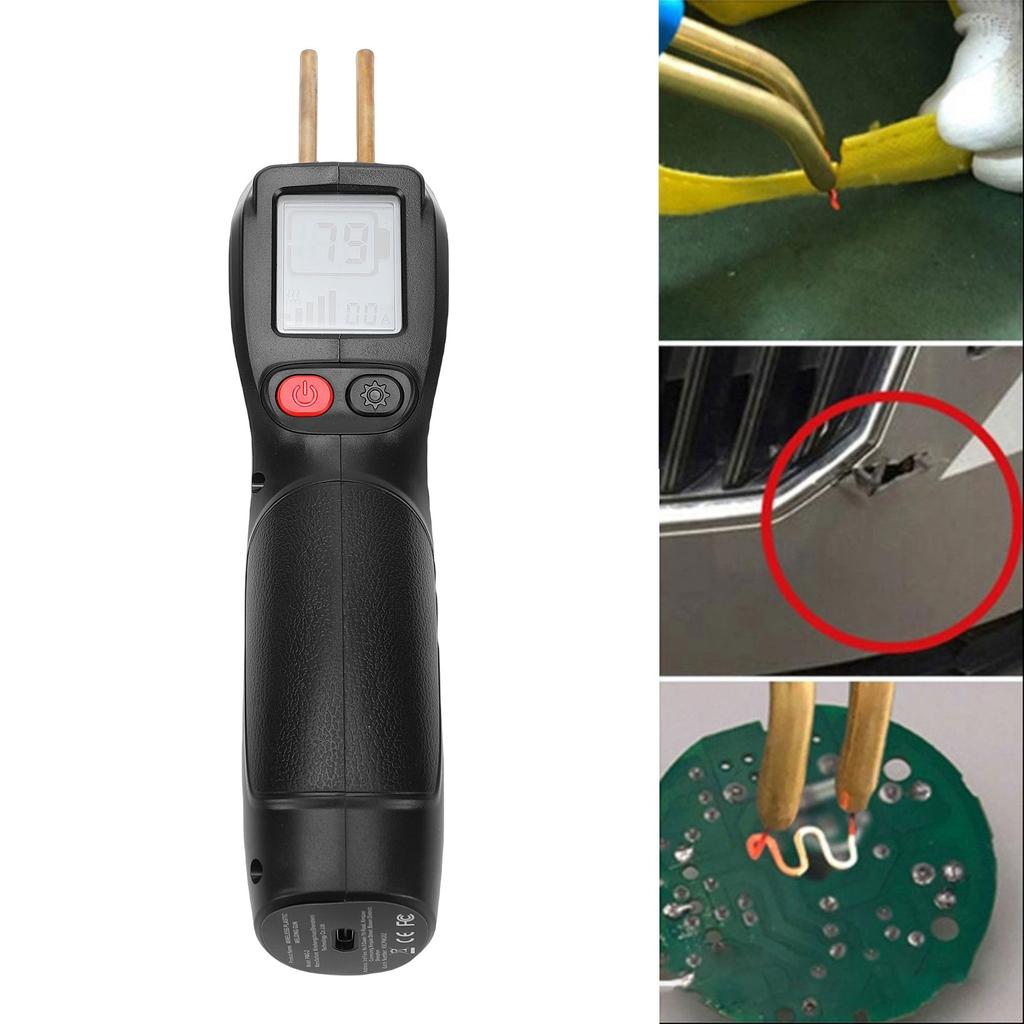 Plastic Repair Welder Kit with 200 Staple Handheld Cordless Hot Welding Nail Gun for Car Bumper Dashboard Lamp Holder Black