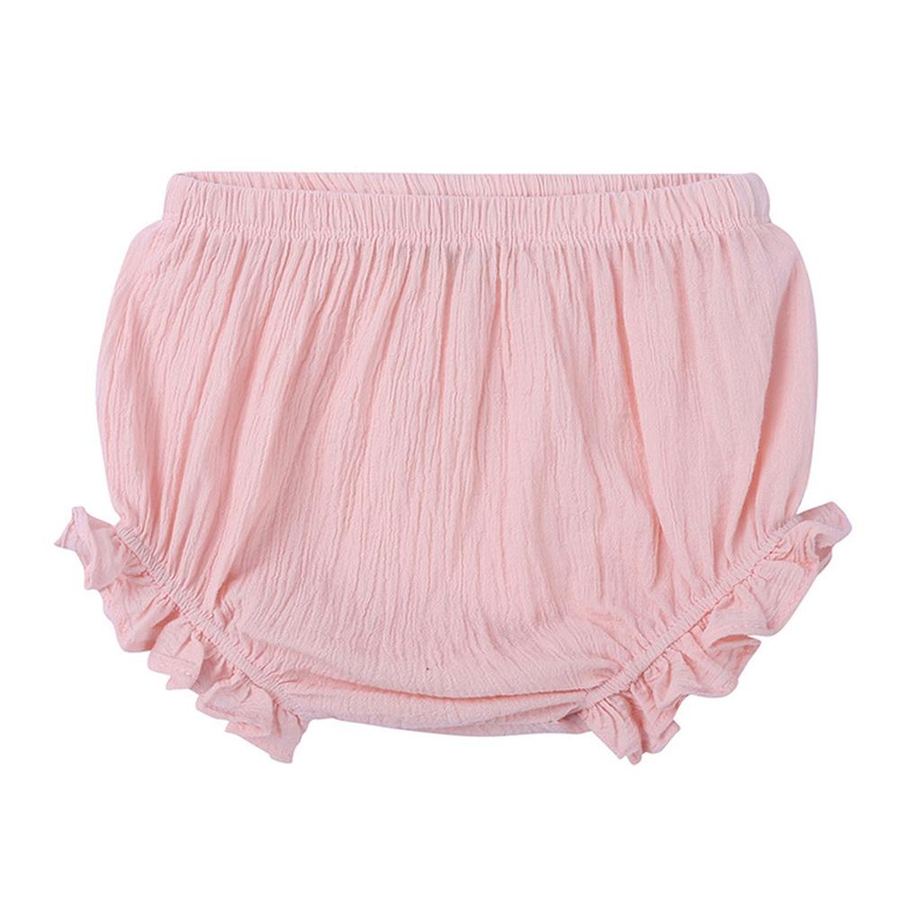 Children Summer Color Lace Pants Triangular Leisure Baby Cute Short Pants Of Bread