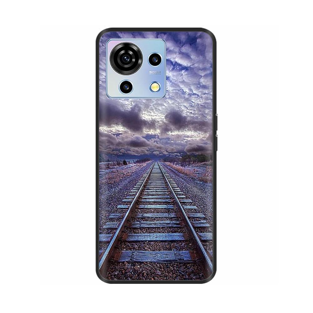 Custodia per ZTE Blade V50 Vita in Silicone Liquido Protezione Completa Copri Telefono per ZTE Blade V50 Vita V50Vita Nuovo Design Retro Morbido