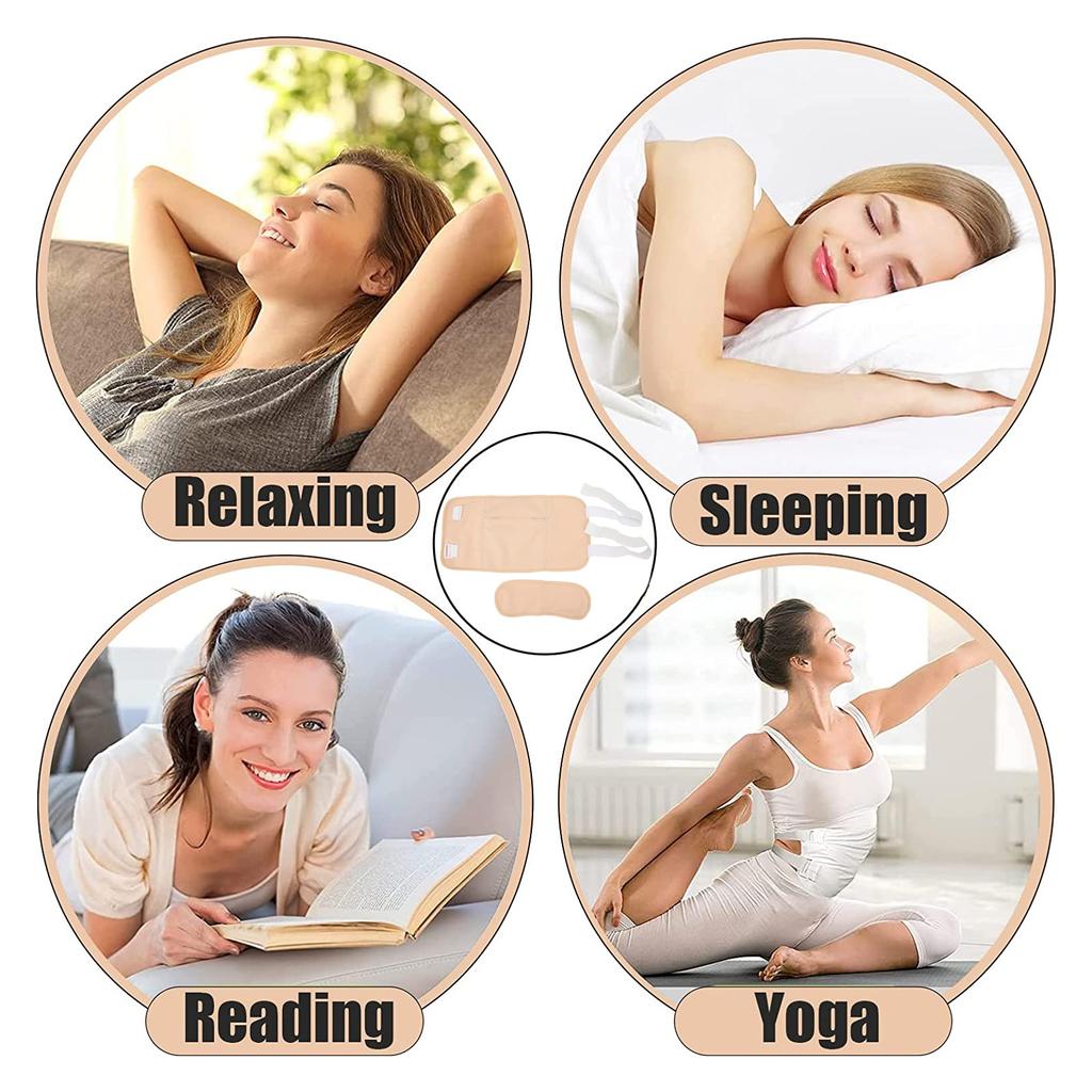 Castor Oil Packs Skin Friendly Adjust Size Reusable Washable Castor Oil Wrap for Neck Waist Skin Color