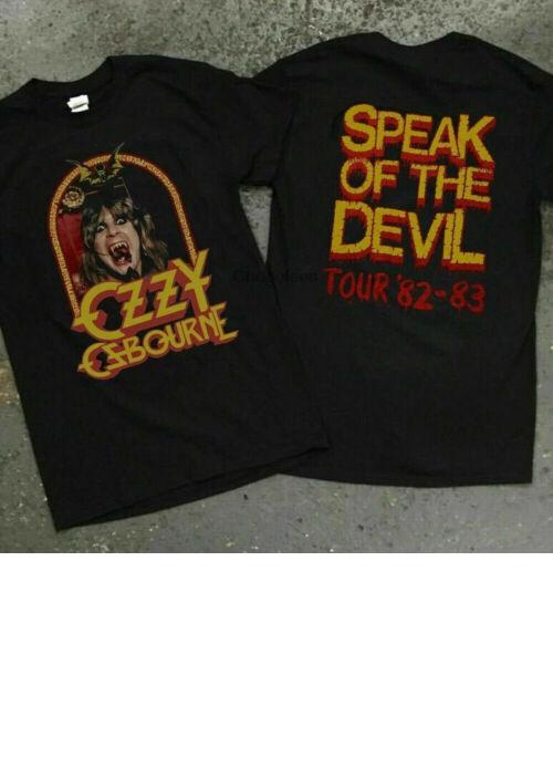 1982 Ozzy Osbourne Speak Of The Devil Tour Concert T-shirt XXL