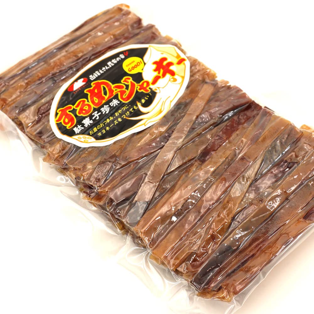 Hakodate Esan Kombu Association Dried Squid Jerky 500g Large Quantity Surume Squid Ika Snack