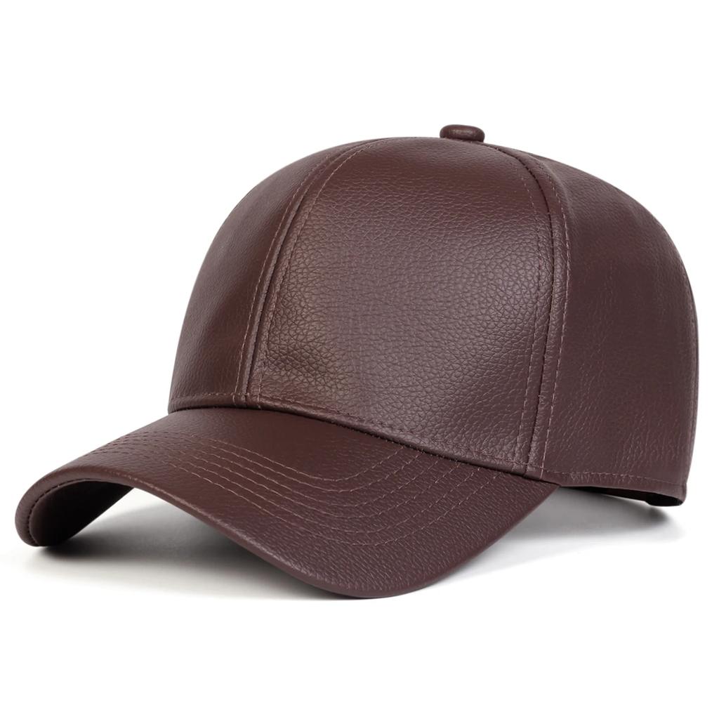 Baseball Leather PU Faux Color Plain Solid Neutral Gender Women Men For Caps Spring And Autumn Outdoor Adjustable Casual Hats Sunscreen Hat Sports