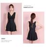 2026 Women's Fairy Style Slimming One-Piece Swimsuit - Tummy Concealing & Conservative for Summer Swimwear