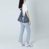 Atil Studio Denim Daisy Knot Shoulder Bag_[Dark Blue]