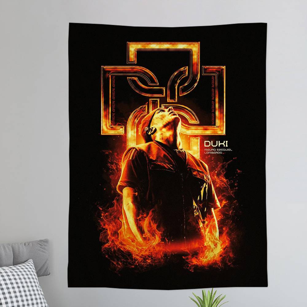 Rapper Duki Hippie Wall Hanging Tapestries Bohemian Wall Tapestries Mandala INS Home Decor