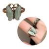 Unique Butterfly Flower Ring Retro Style Statement Pieces For Fall Winter Outfits Fashion Jewelry Gift