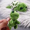 Keychain 7cm/10cm Cartoon Turtle Doll Keychain Auto Animal Keychain Plush Key Ring Turtle Pendant