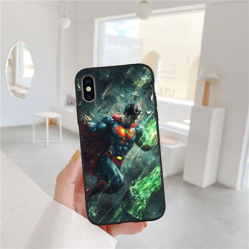 

CJ106 Superman Soft Shell Phone Case for Redmi Note 13 14 Pro+ Plus A3 A3X 13X 13C 13R 14S 14C 14R Redmi Note 14 Pro+