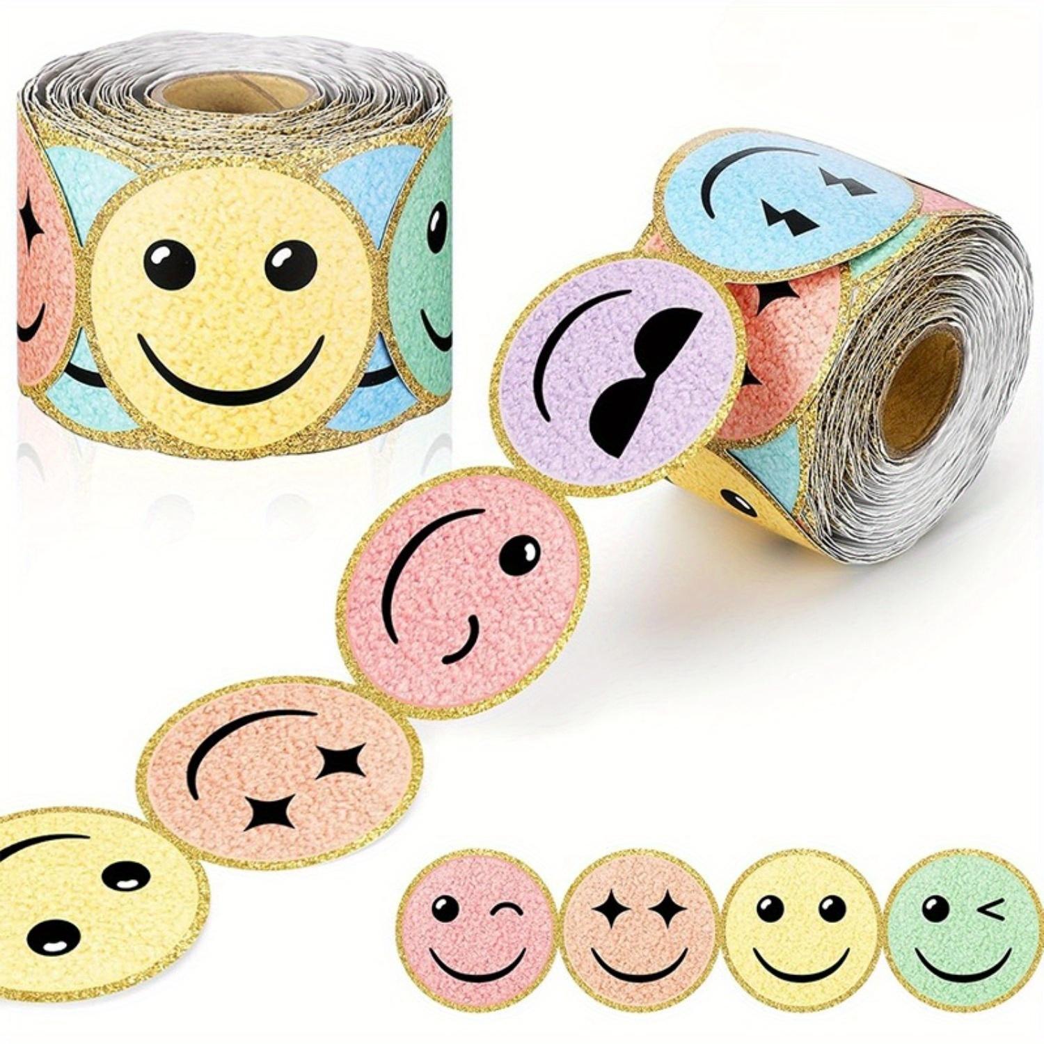 33ft Happy Face Classroom Borders Smile Face Bulletin Board Decorations Pastel Joyful Border Trim Glitter Smiling Die Cut Bulletin Borders