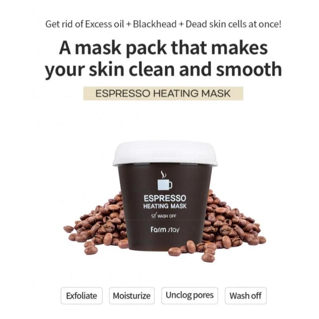 

Farm Stay Espresso Heating Mask 200gr AUTHENTIC STORE