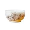 New Ice Seed Jade Single Cup Hand-painted Jiangshan Flowers and Birds Ba Jun Picture Tea Set Chinese Tea Set Accessories Master Cup