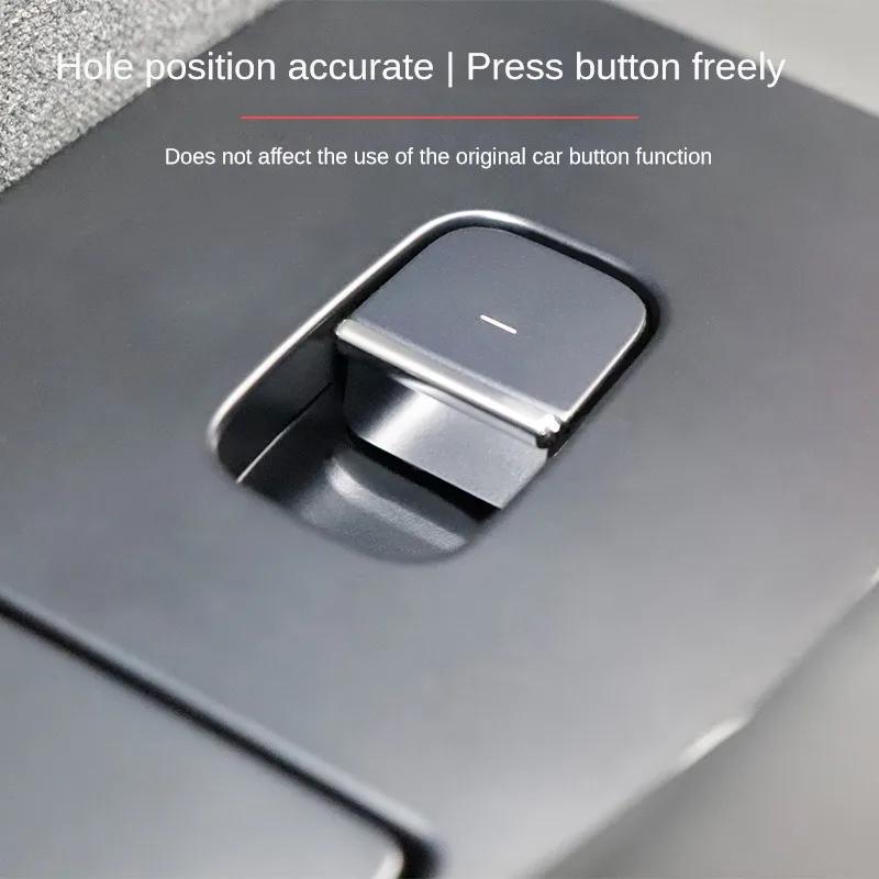 Window Lift Button Sequins Trim for Tesla Model 3 Y Juniper Launch 2025 ABS 7PCS Chrome Window Switch Button Cover Accessories