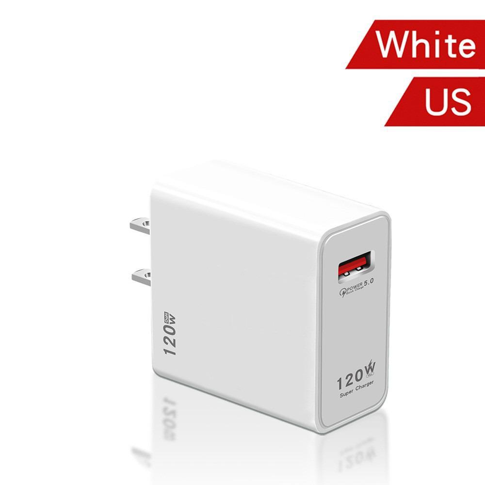 

120W Huawei Protocol Fast Charger for Honor and Xiaomi (EU/UK Plug)