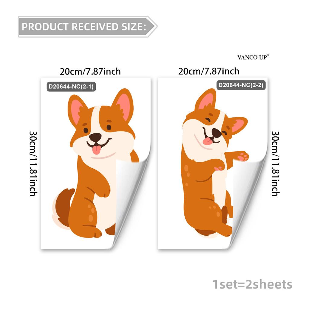 Creative Cartoon Animal Butterfly Static Window Stickers, No Glue Removable Glass Decals for Home Decor