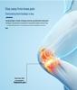 Smart Rechargeable Knee Massager with Red Light Therapy, Heat Compress, and Vibration for Joint Relief
