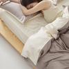 Simple 100% Lyocell Duvet Cover Set with Sheets Solid Soft Skin-friendly Queen Bedding Set King Natural Plant Fibre Quilt Cover