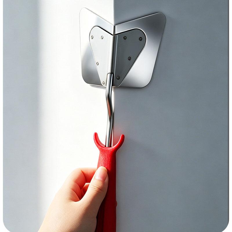 Stainless Steel Drywall Corner Trowel Thickened Inside Outside Angle Finishing Tool Rustproof Triangle Plastering Corner Knife