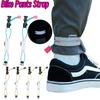 Reflective Bike Pants Strap High Visibility Trouser Leg Straps Bicycle Trouser Bands for Night Walking Cycling Running