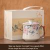 Deouxingguang Ru Kiln Ceramic Mug with Lid