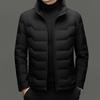 Herren-Daunenjacke mit Stehkragen – Lässige Wintermode für Väter