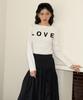 Salon De Yon Corsage Point Shirring Skirt_ Black
