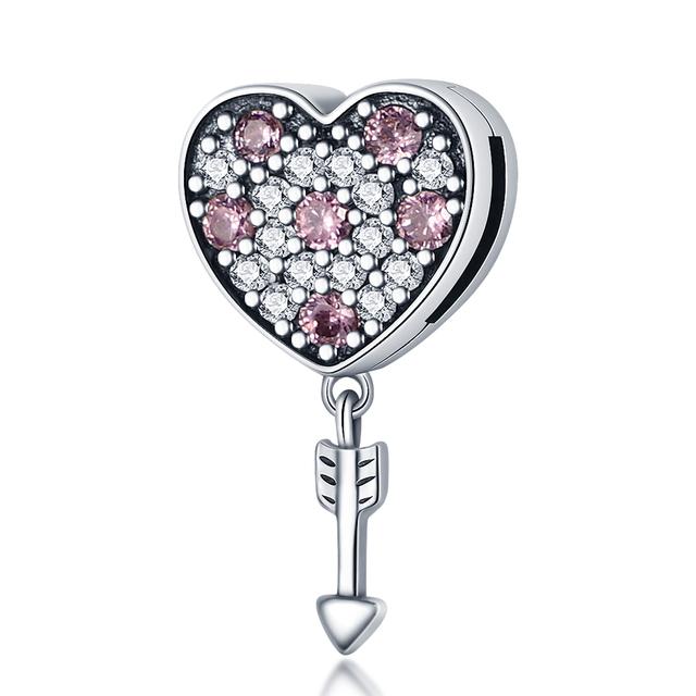 2022 New 925 Sterling Silver Pink Series Butterfly Firefly Pendant Diy Fine Beads Fit Original Fashion Charm Bracelet Jewelry