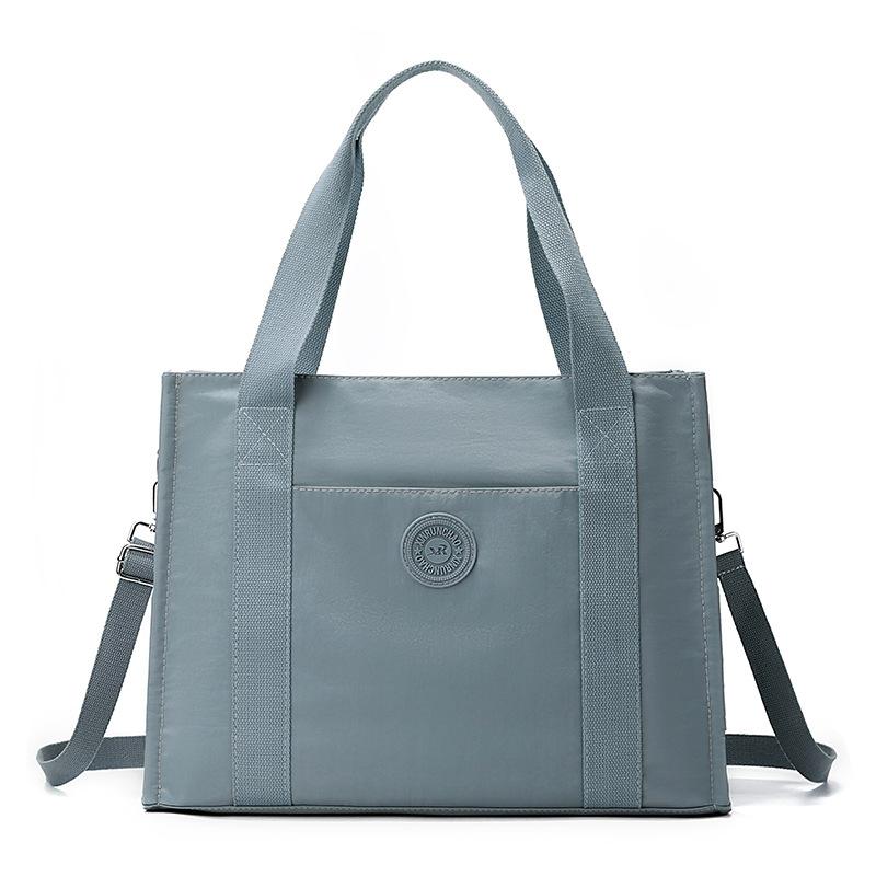 Women's Shoulder Bag Large Capacity Lightweight Tote Bag Nylon Hand Crossbody Bag