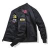 Embroidered Flight Jacket Spring and Autumn Crew Jacket Baseball Jersey