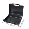 Empty Tool Case Handheld Hard Plastic Compact Shockproof for Technicians,