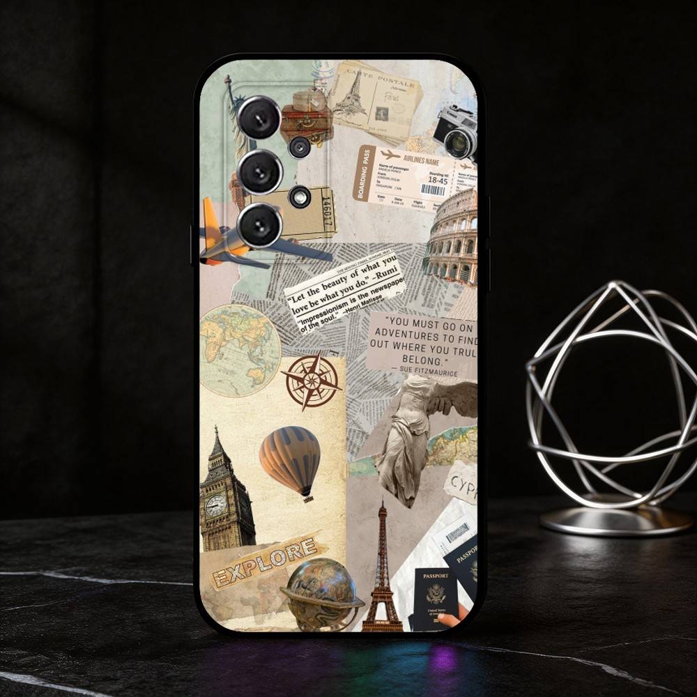

P-polar lights phone Case For Samsung S25,24,21,22,23,30,Ultra,20,Plus,Fe,Lite,Note Soft Black Cover Samsung S305G