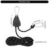 Reflective Tie Downs Rope Hangers Tent Guide Rope for Outdoor Adjusted Tent Tie Downs Rope Hangers Camping Pulley Rope