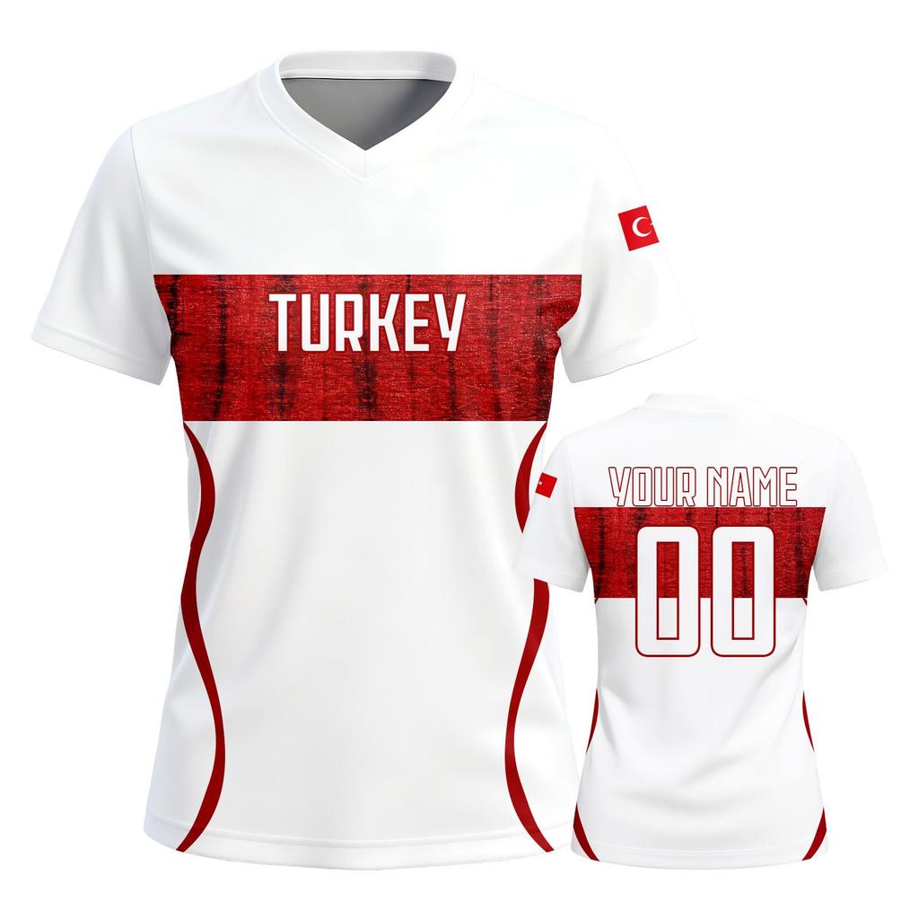 Women Custom Soccer Jersey Personalized Team Name Number Short Sleeve Athletic Sports Shirt for Match Training Tournament