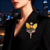 Unique Rhinestone Ballet Dancer Pin for Women and Girls Stylish Jewelry for Events