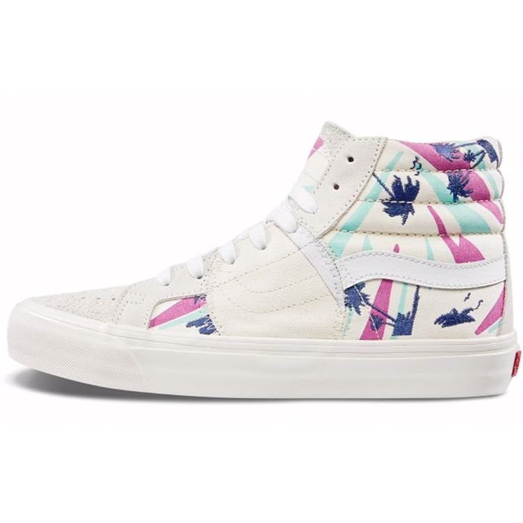 

Кроссовки унисекс Vans Sk8-Hi LX Bricolage белые мульти VN0A45K3VM4