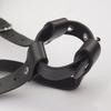 BDSM-Leder-Gürtel für erzwungenen Orgasmus, Strap-On-Stab-Massagegeräte, Vibrator-Geschirr, SM-Handschellen, Bondage-Set, Sexspielzeug für Paare