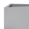 Triangular Planter Box 50 x 43 x 75 cm Galvanized Steel