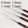 Mini Extra Thin Crochet Hook Yarn Knitting Tool Lace Thread Needle Pen Style Craft Kit Handy Stitch Implement for Hat Shoe