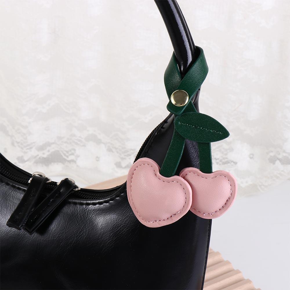 Keychain Cherry Key Chain Decoration Peach Heart Bag Pendant Cherry Pendant Decorations Crafts