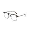 New Ultra-light Half-frame Anti-blue Light Flat Mirror for Men, Cool and Handsome Glasses, Double Beam, Large Frame, Black Warrior Glasses Frame
