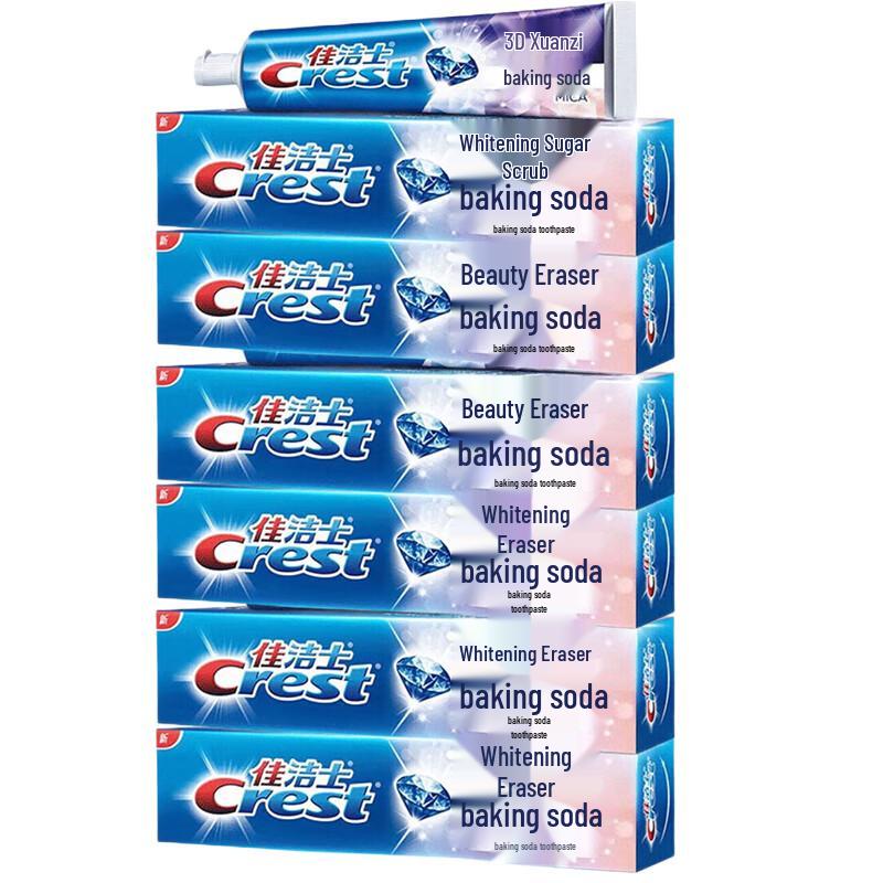 

Crest 3D White Baking Soda Fluoride Toothpaste - Value Pack