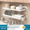 Escurridor de platos de doble capa de acero inoxidable para montaje en pared Hongfu