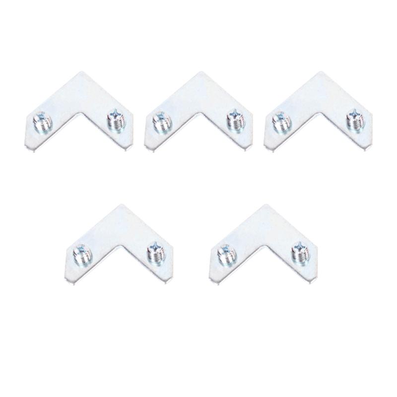 Pack Of 50 Metal Picture Frame Hooks With Screws Designed For Quick Installation In Homes Or Professional Setting