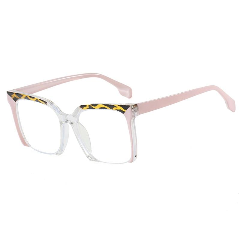 New Fashion Retro Half Frame Anti Blue Light Glasses Ins Colorful Frame Anti Mobile Phone Radiation Design Trendy Men Glasses